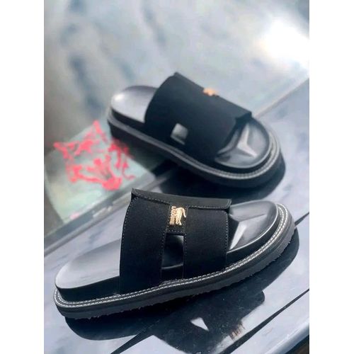 Men's Luxury H-Style Suede Slides