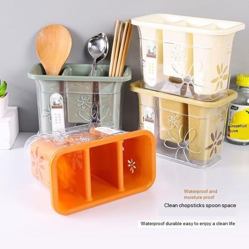 3-SLOTS CUTLERIES RACK PLASTIC