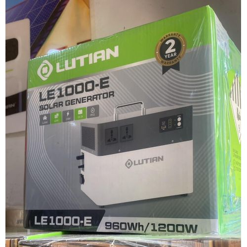 LUTIAN LE1000-E Solar Generator – 960Wh / 1200W Portable Power Station with 5yrs warranty