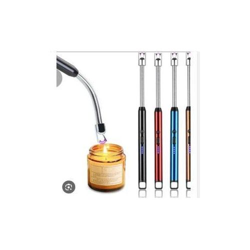 Rechargeable lighter, long nozzle USB charging ignition stick for gas & candle lighting