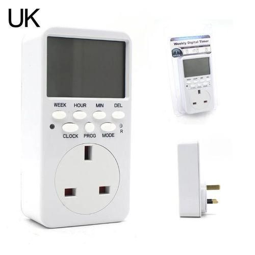 Automatic Programmable Digital Timer Socket With LCD Display
