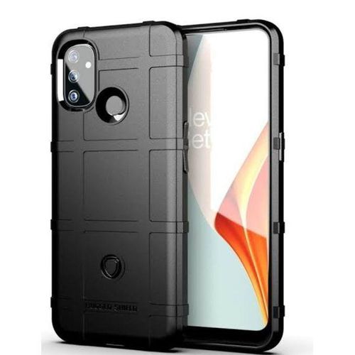 Rugged Shield Back Case For OnePlus Nord N100 - Black