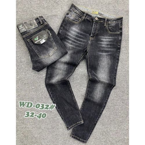 Speed Mens Non Fade Black Jeaan