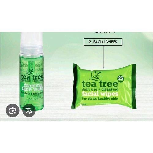 Foaming face wash and face wipes (Tea Tree)