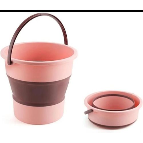 10L Collapsible Foldable Camping Round Water Bucket