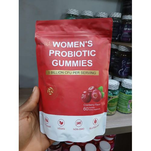 Women's Probiotic Gummies designed to support feminine health, digestive function, and immune health.