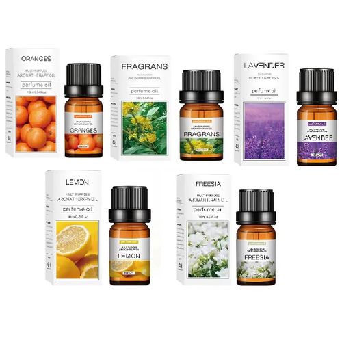 Plant Scented Diffuser Massage Aromatherapy Oil- X 5