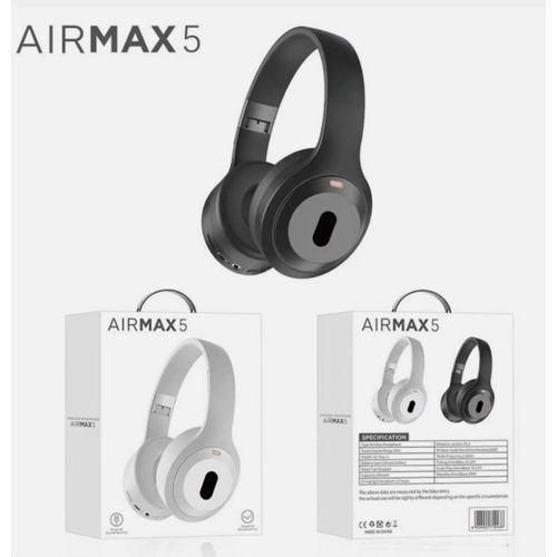 Air Max 5 - Wireless Over-Ear Noise Cancellation Headphones with Bluetooth 5.3, TF Card Slot, Built-in Mic, USB-C Charging, Comfortable Cushioned Ear Cups, Gaming Headphone - Compatible with Smartphones & Computers, - Modern Headset