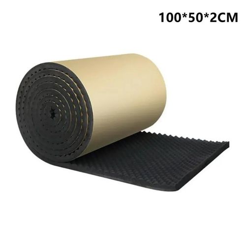 Acoustic Foam Insulation Wall Self Adhesive Rubber Sound Insulation Cotton Car Studio Sound-Proof Dampening Pad 10050cm