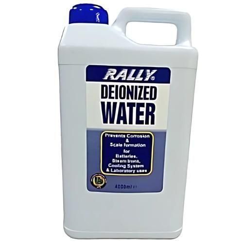 Rally Deionized Water/Distilled Water One 4Litre Gallon