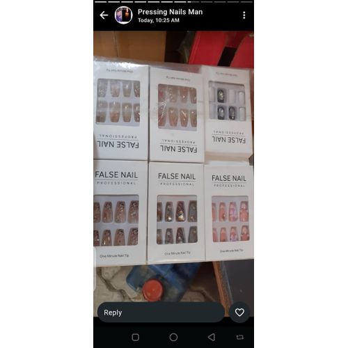 Share this product Trendy Women/Ladies Press On Nails - 24Pcs Artificial Nails