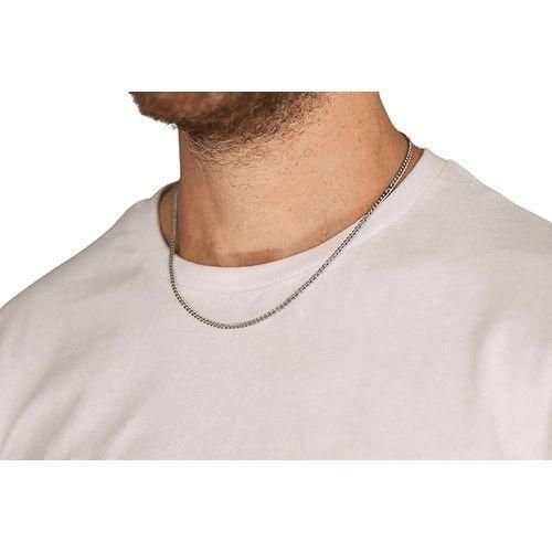 Tiny Men's Silver Chain