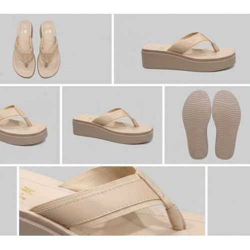 Comfortable Casual Wedge Sandals (Beige)
