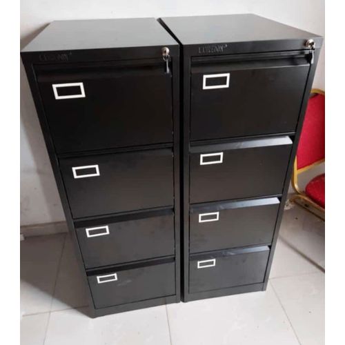 Black cabinets