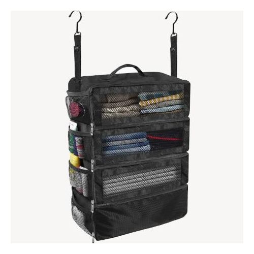 Packing Cubes Set Suitcase Organizer Travel Storage Bags Black