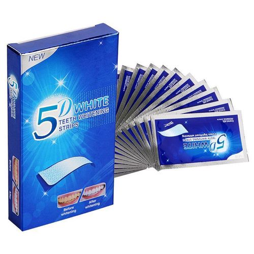 2 PACKS - 7pcs Advanced Teeth Whitener Strips Oral Hygiene Teeth Double Dental