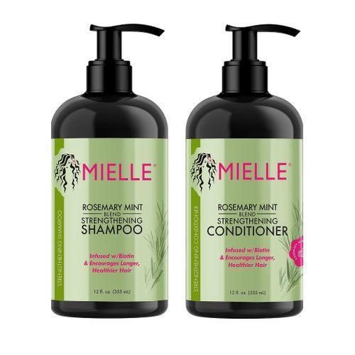 Rosemary Mint Strengthening Shampoo & Conditioner.