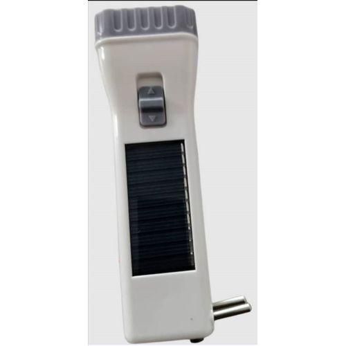 Rechargeable Solar Led Torch Light-Grey