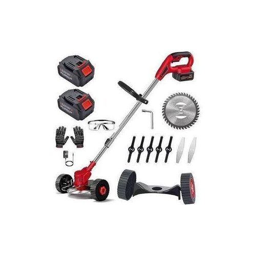 Machine Complete set of Grass Cutter Rechargeable With Two 48VH Battery, With free spic and hand glove