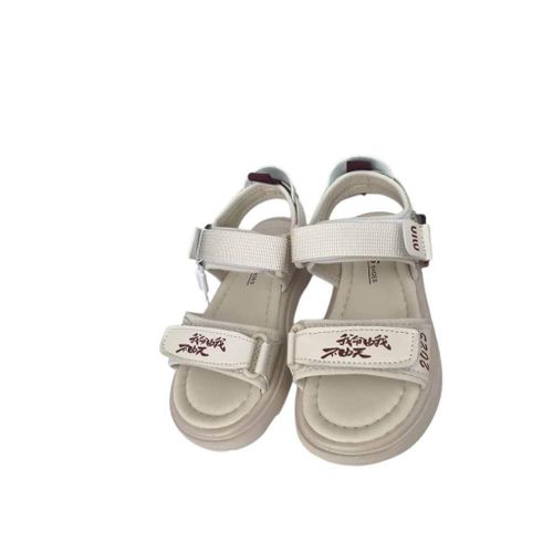 khaki-Kids Shoes Girls Sandals Soft Botton Non-Slip Baby Shoes Childrens
