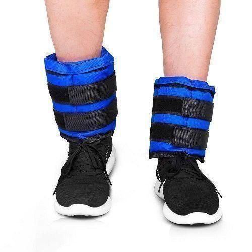 Adjustable Ankle Weights Wrist Leg Weights Sand Filling 4kg- 2kg each