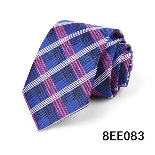 2024 New 8cm Formal Men's Tie Polyester Silk