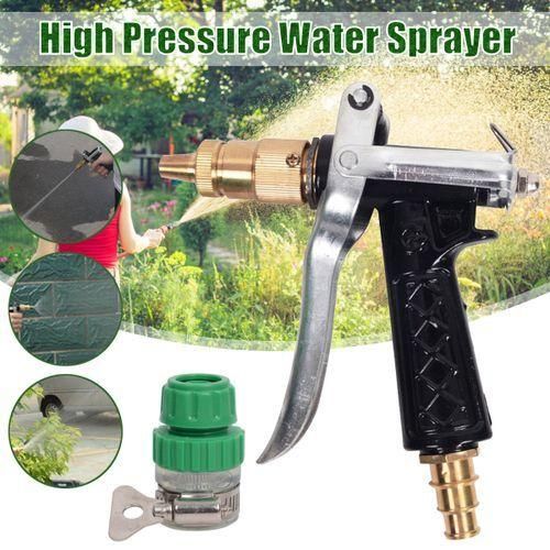 Brass Nozzle Adjustable Water Sprayer Garden Lawn Wash High