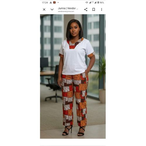 Anakara Trouser with a beautiful plain Combo