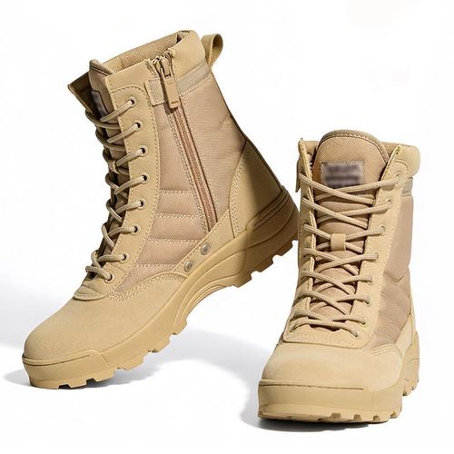Men's Boots Shoes Training Shoes Cloth Shoes Boots - Khaki