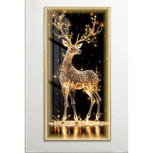 Crystal High End Stones Luxury Glasses Light Wall Frame