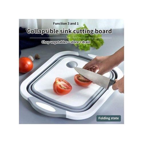 Collapsible Chopping Board And Storage Bowl