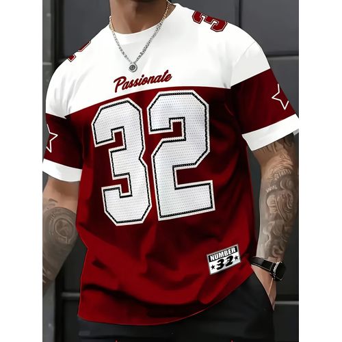 Men's Oversized Number 32 Soccer Jersey