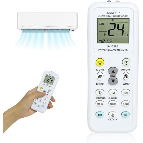 Air Conditioner Remote Control Universal A/C Controller Compatilbe with MITSUBISHI Fujitsu Haier LG Gree Midea Hitachi Sharp Panasonic Samsung Sanyo Hisense...