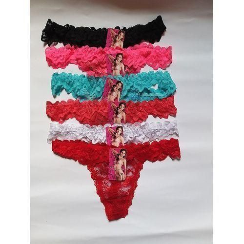 Sexy Lace Thong pant (6 Set) Different Colours