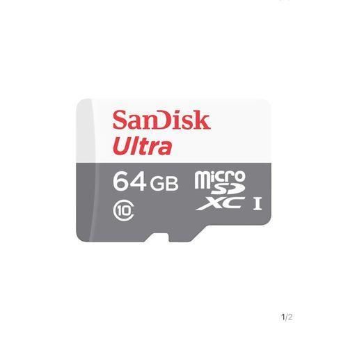 SanDisk 64GB Ultra MicroSD 100Mb/s Speed Memory Card