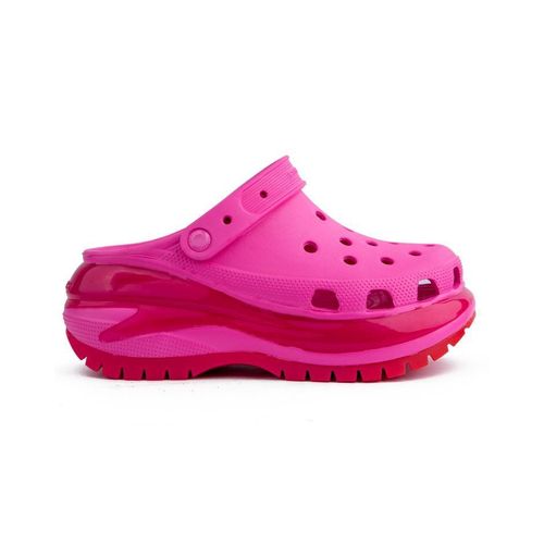 Women Pink Platform Crocs Chunky Comfortable Slip-On Clogs Free Charms Original From UK