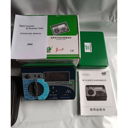 DUOYI DY294 Digital Transistor Tester hFE DC Parameter Meter for NPN PNP MOSFET Diode Thyristor IGBT Triode