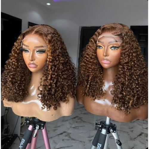 16inches pixies curls paired with 5x5 closure