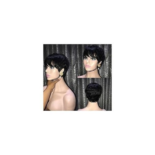 Hair Wig Short Pixie Hair - Natural Colour