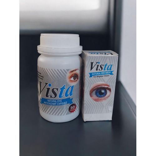 2 in 1 Vista Natural Eye And AntiOxidant Capsules And Eyedrop
