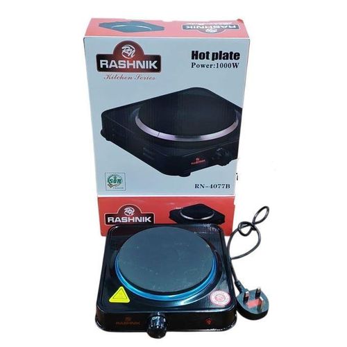 RN-4077B Single Hot Plate - 1000W Electric Cooker