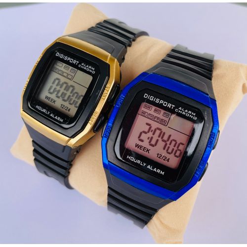 2 SET UNISEX DIGITAL LED ELECTRONIC FASHION WRISTWATCH