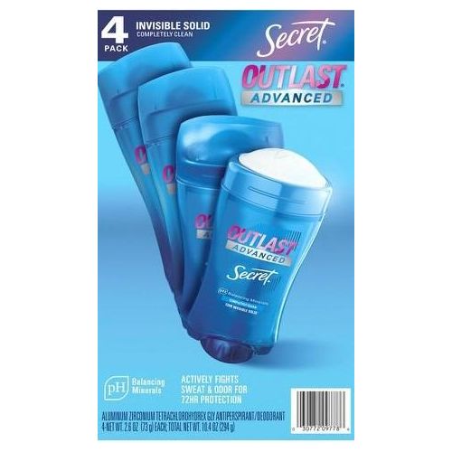 PH BALANCED Antiperspirant Deodorant, 2.1 OZ (Pack Of 5)