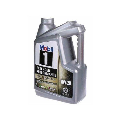 Mobil 1 0W-20 Full Synthetic Extended Performance Motor Oil 5 Liters