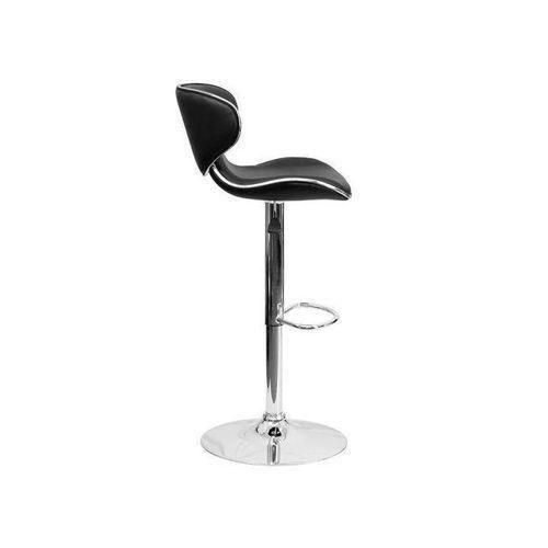 360° Swivel Comfort Leather Bar Stool - Black