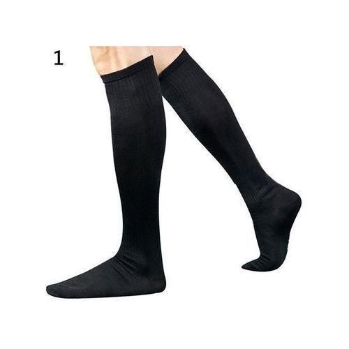 Men's Comfortable Black Medium Socks - 3pairs