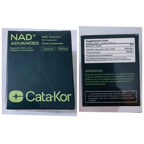 kor Nad+ Advanced resveratrol.liposomal,Nad -500mg 60capsule