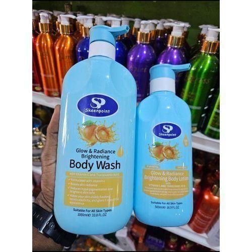 Glow & Radiance Brightening Body Wash & Lotion (Skeenpoint)