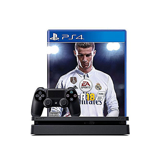 PS4 500GB Slim Console + FIFA 18