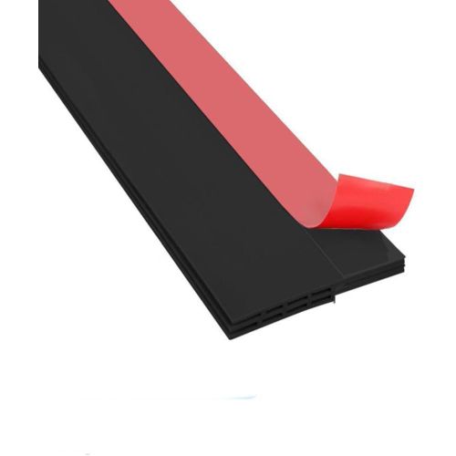 Under Door Draft Stopper Weather Stripping - Door Sweep Gaps Filler Noise Blocker Wind Guard for Bedroom, Office, Home - 39.3 Inch PVC Bottom Sealing Strip Energy Saving Draft Blocker
